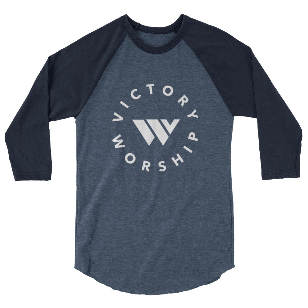 Victory Worship Logo Raglan 3/4 T-Shirt
