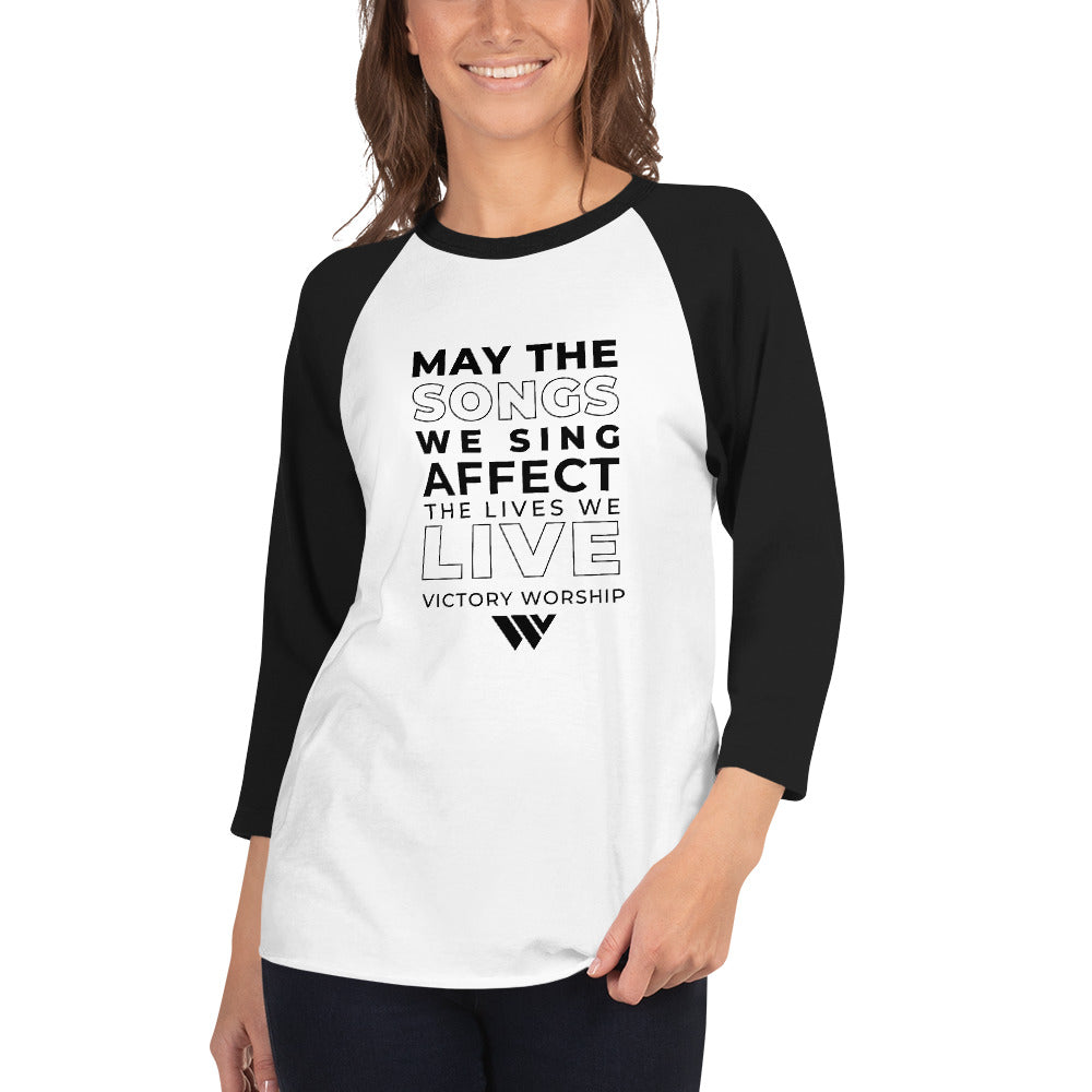 The Songs We Sing Raglan 3/4 T-Shirt