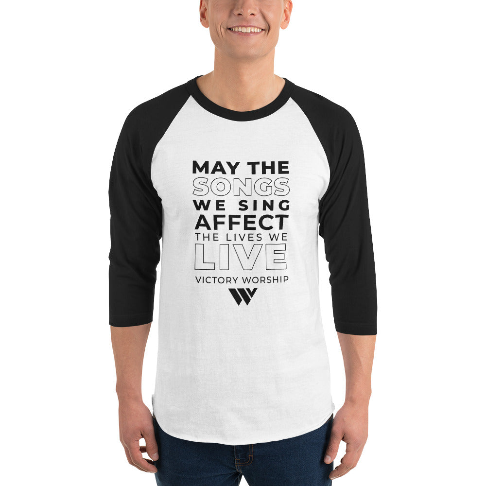 The Songs We Sing Raglan 3/4 T-Shirt