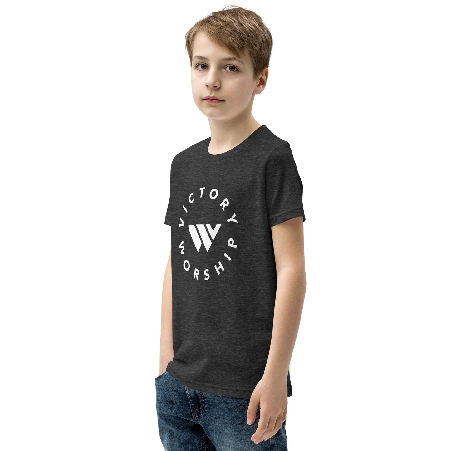 Victory Worship Circle Logo Youth Tee