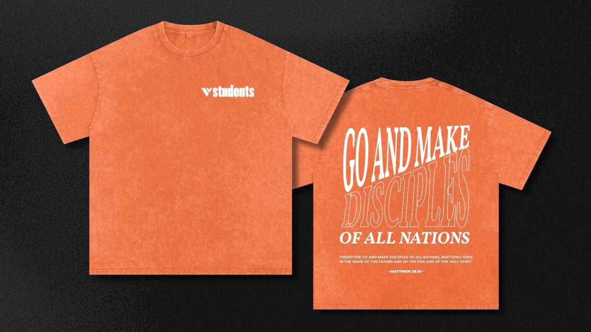 Making Disciples Victory Go and Make Disciples Victory Students T-shirt (Orange) - Limited Edit ...