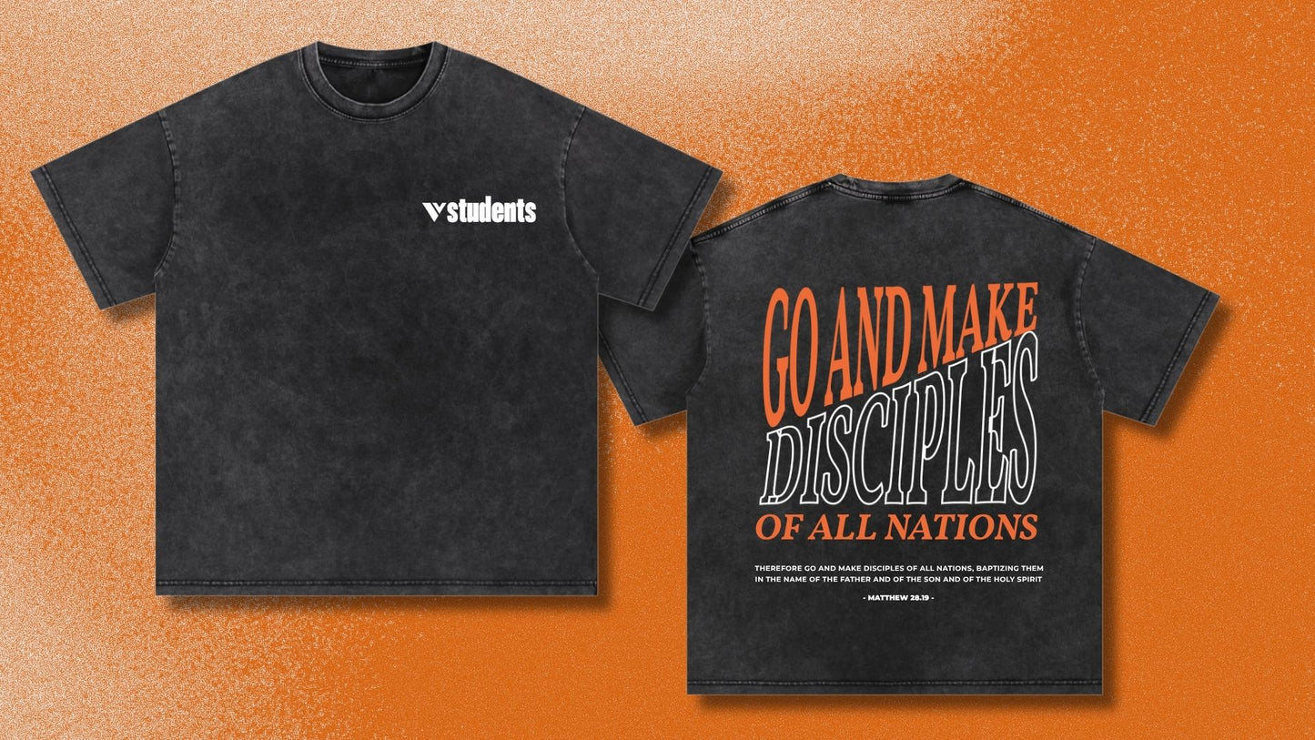 Go and Make Disciples Victory Students T-shirt (Black)