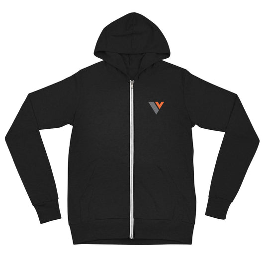 Victory V Logo Full Zip Lightweight Hoodie
